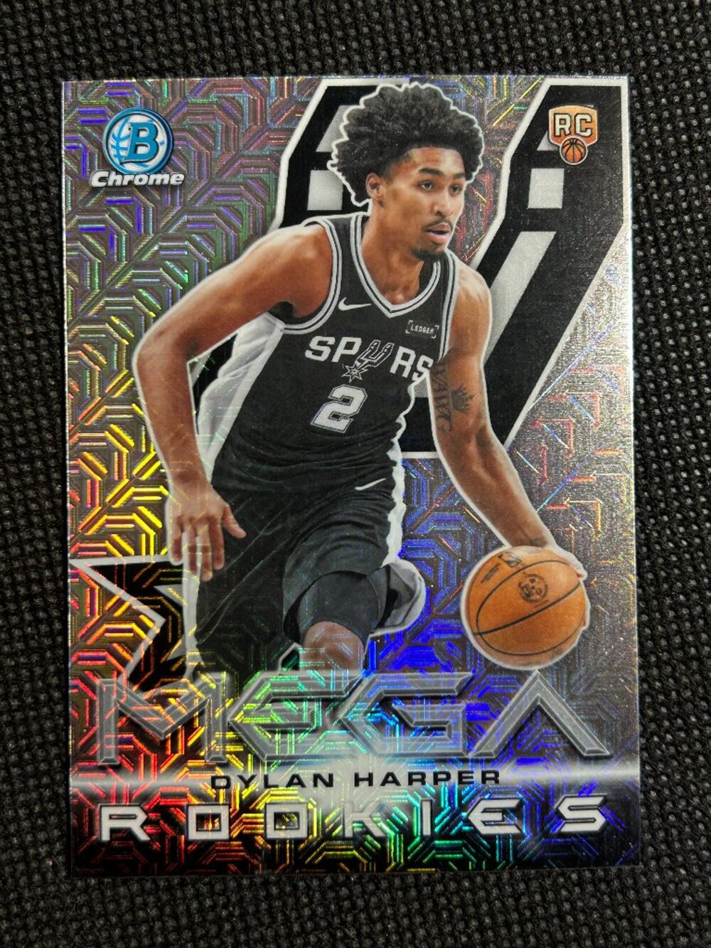2025-26 Bowman Chrome Mega Dylan Harper Mega Rookies RC Mojo Refractor